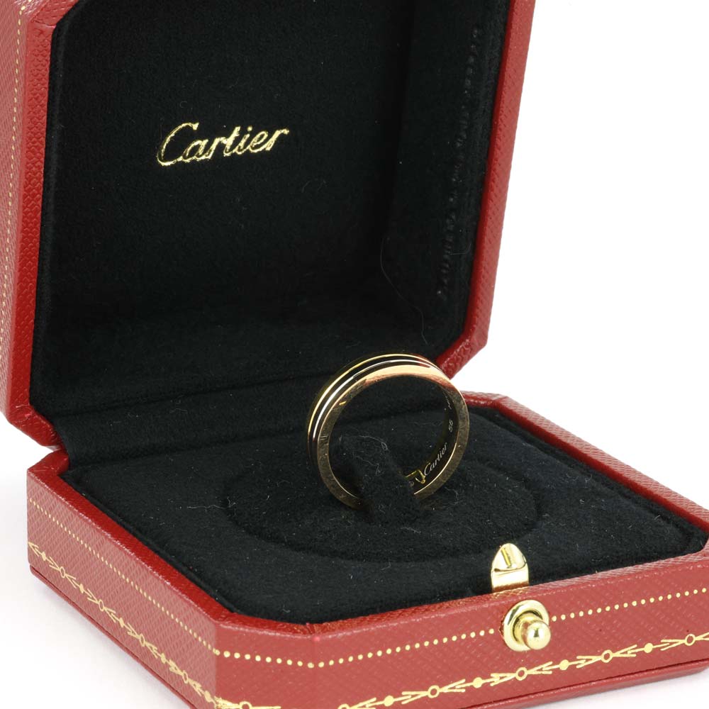 Cartier Ring in 18k Yellow, White, and Rose Gold