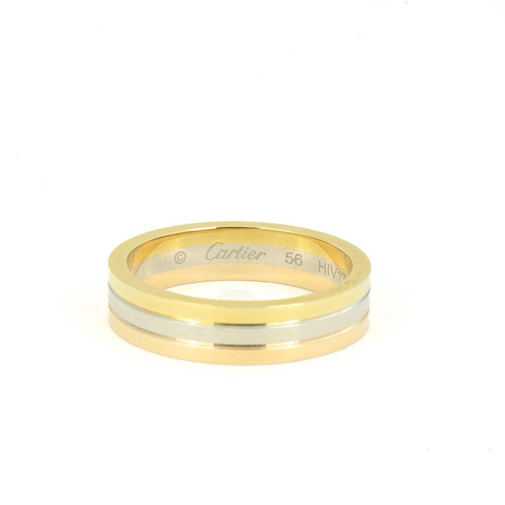 Bague Cartier en Or jaune, blanc et rose 18k