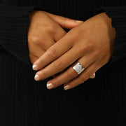 Bague Dinh Van en Or blanc 18k avec Diamants