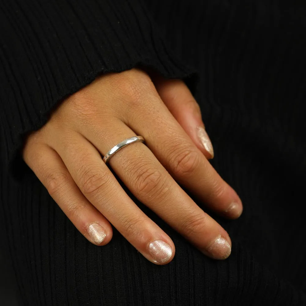 Bague Pandora en Argent - Motifs "Cœurs et pierres"
