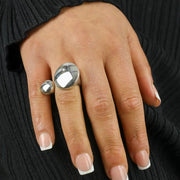 Bague en Argent - Design minimaliste sculptural