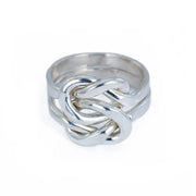 Bague en Argent - Motif "Double noeud"