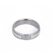 Bague en Argent - Motif "Double rainure"