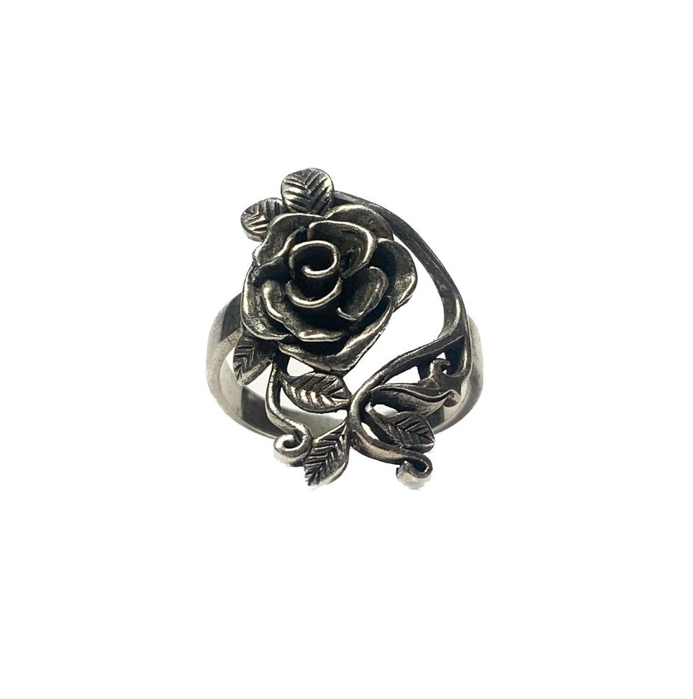 Bague en Argent - Motif "Fleur de Rose"