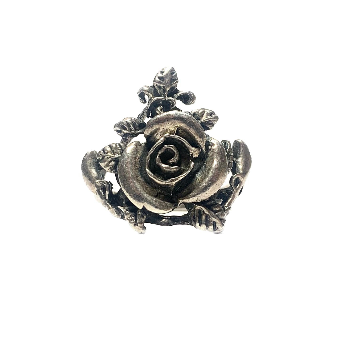 Bague en Argent - Motif "Fleur de rose"