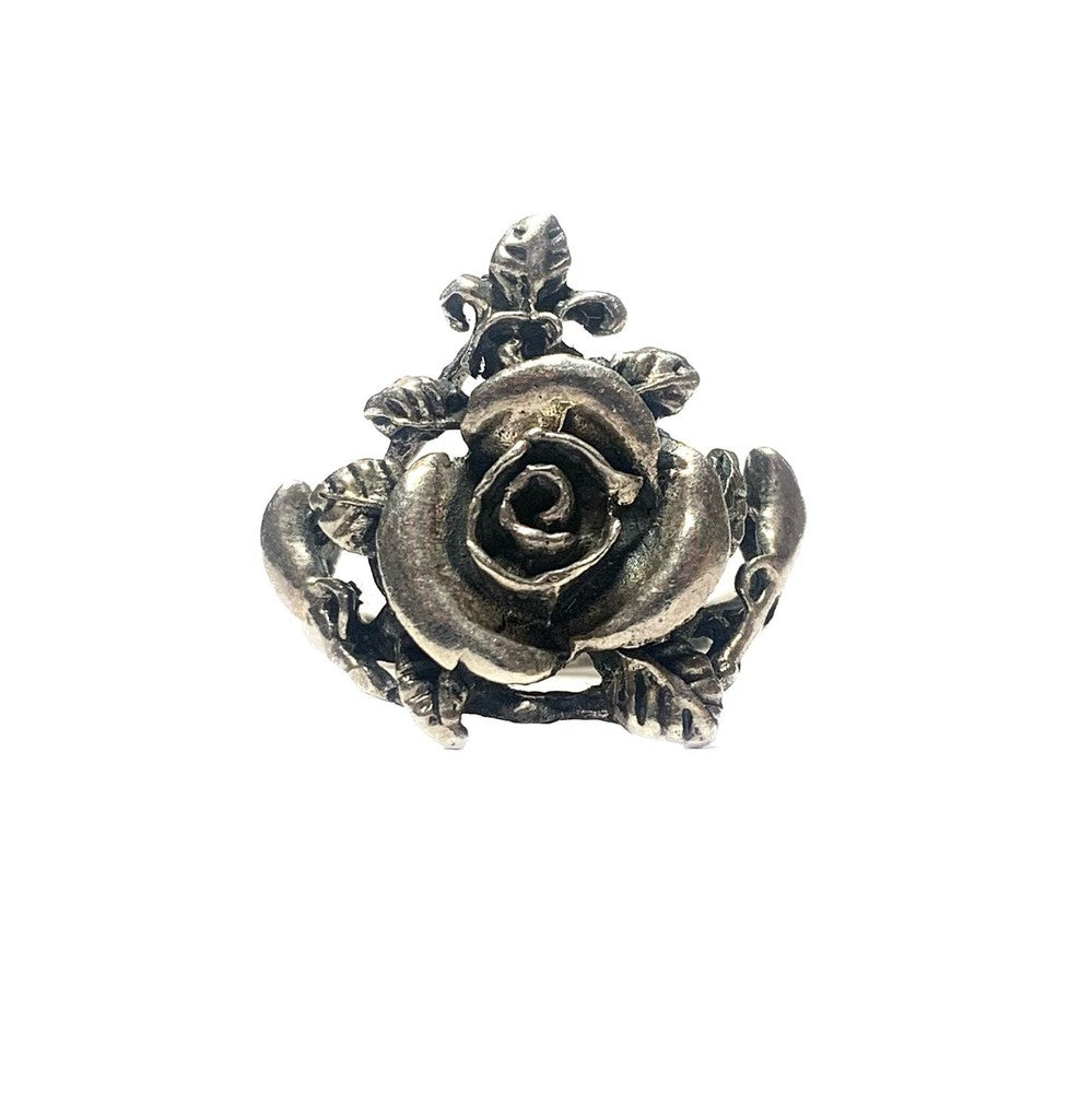 Bague en Argent - Motif "Fleur de rose"