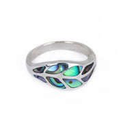 Bague en Argent - Motif "Floral nacré"