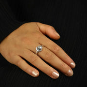 Bague en Argent - Motif "Lune et soleil"