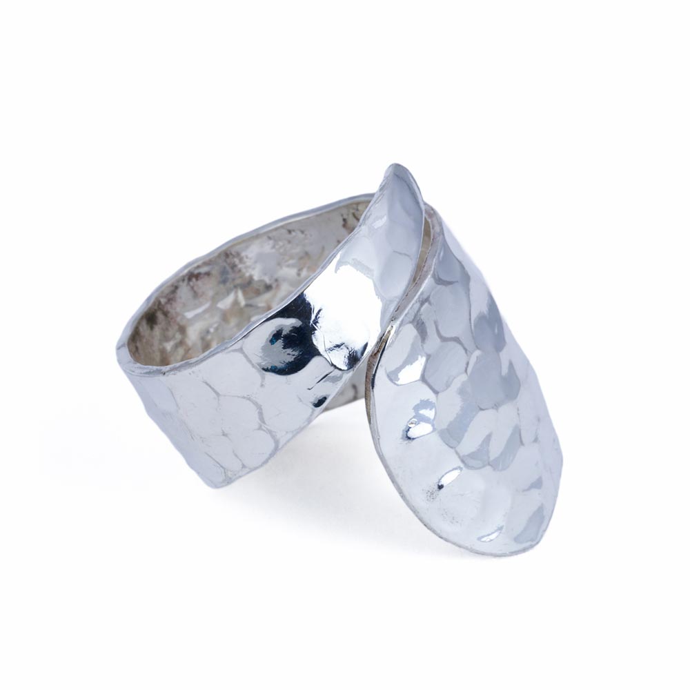Bague en Argent - Motif "Martelé"