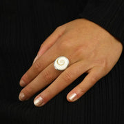 Bague en Argent - Motif "Oeil de St-Lucie"