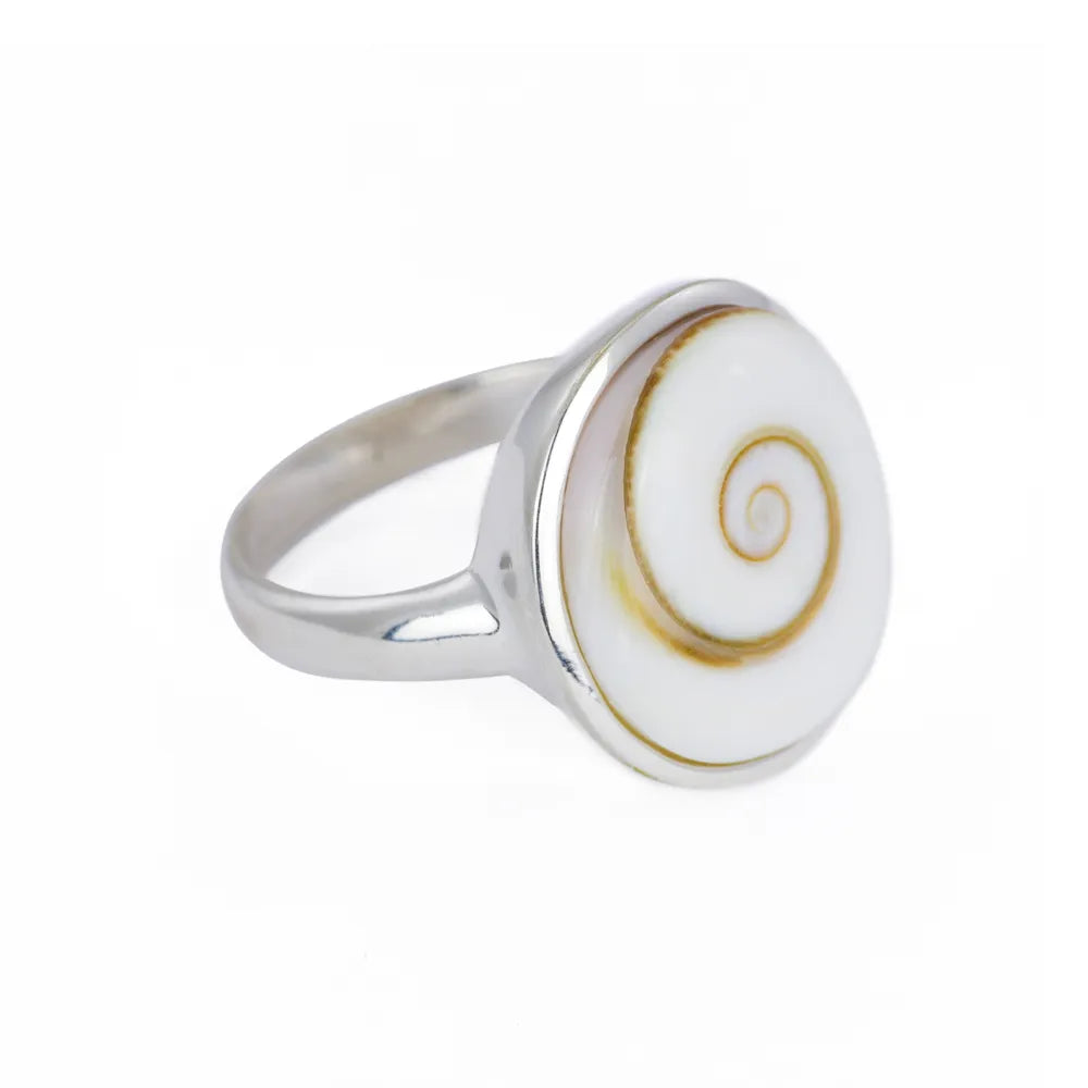 Bague en Argent - Motif "Oeil de St-Lucie"
