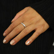 Bague en Argent - Motif "Plume"