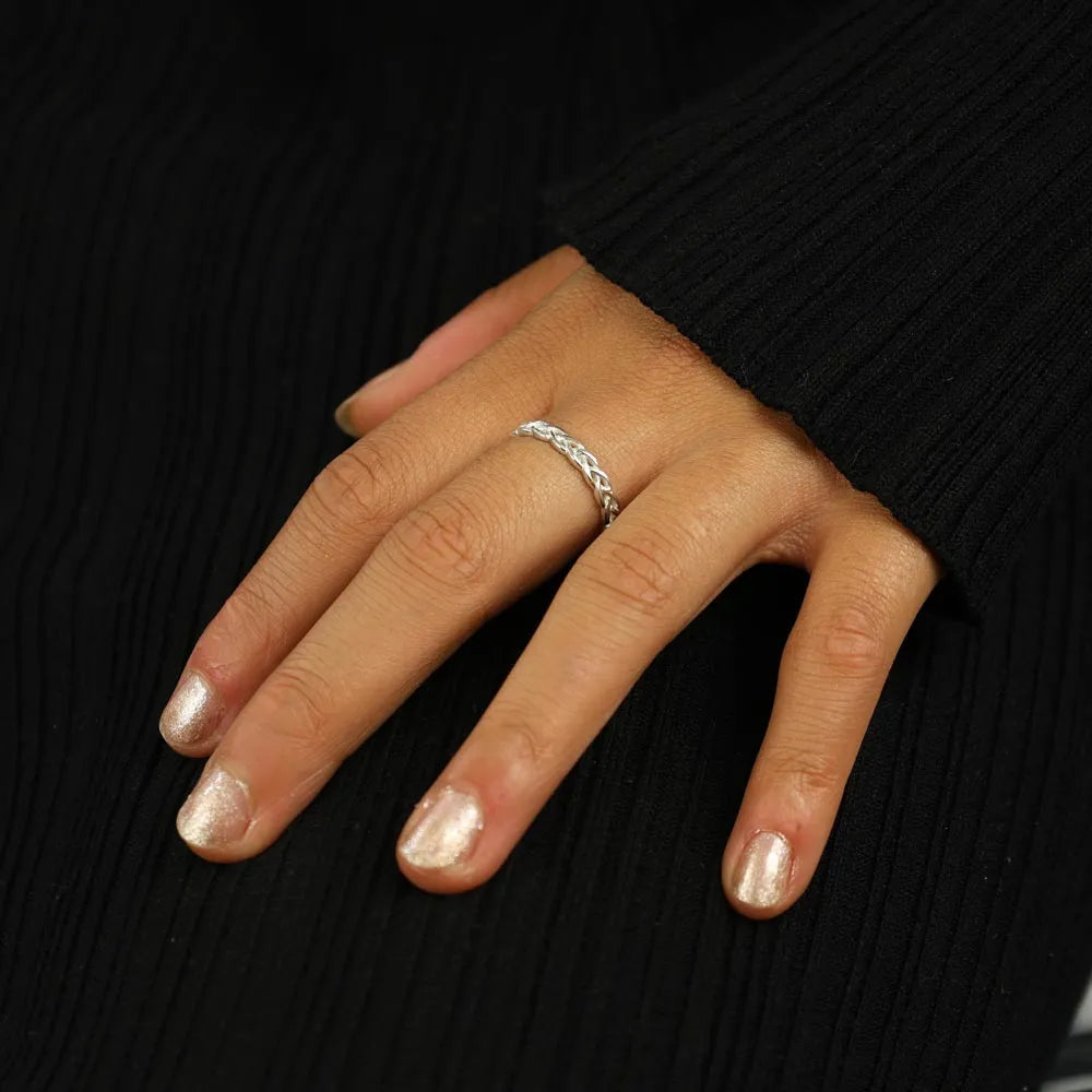 Bague en Argent - Motif "Tressé celtique"
