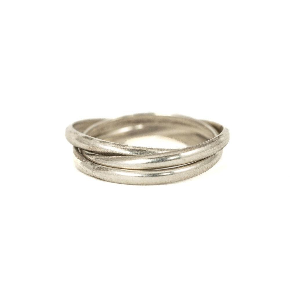 Bague en Argent - Motif "Trio de type Trinity"