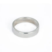 Bague en Argent - Section rectangulaire plate