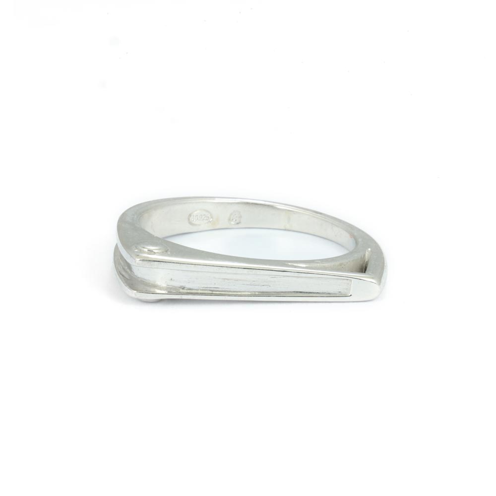 Bague en Argent - Style contemporain - Création Marchand d'Or