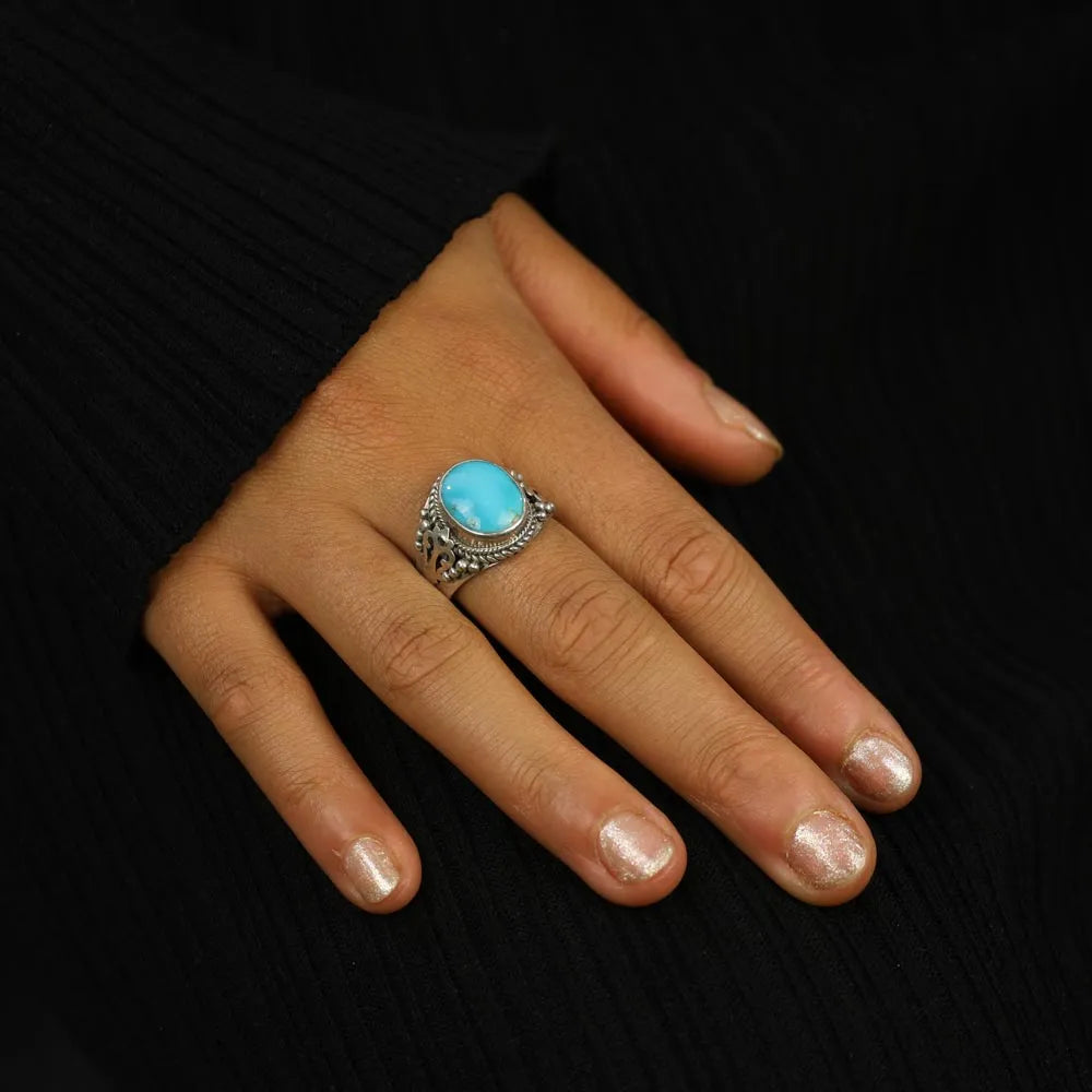 Bague en Argent avec Larimar