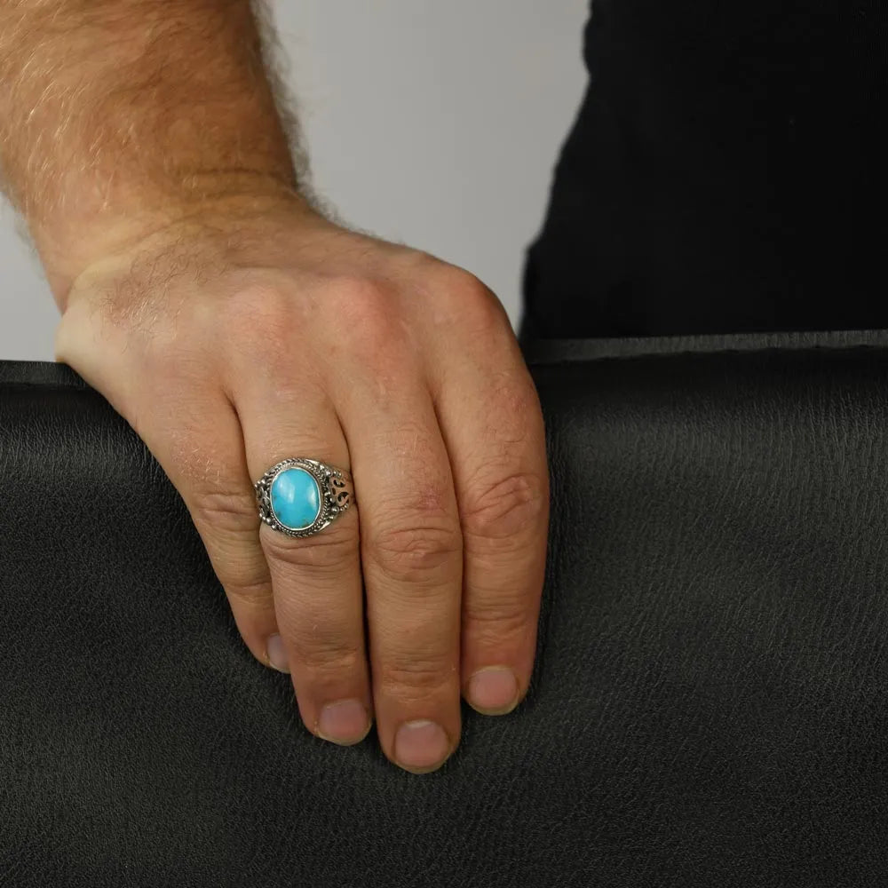Bague en Argent avec Larimar