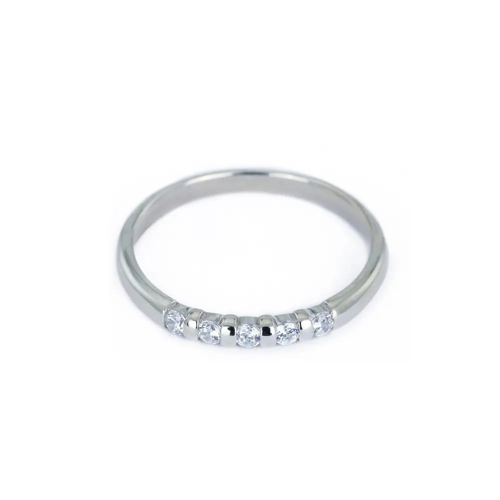 Bague en Argent avec Zirconiums