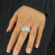 Bague en Argent avec Zirconiums