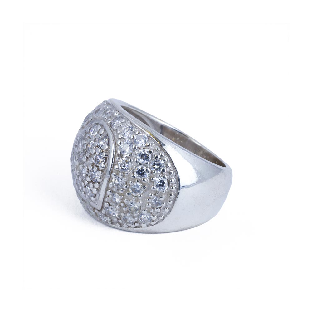 Bague en Argent avec Zirconiums