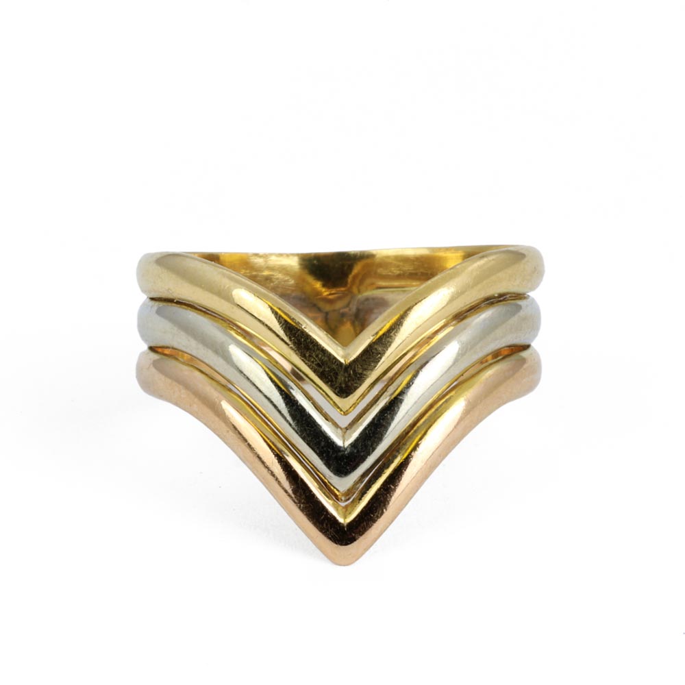 18k Gold Ring - 3 Golds