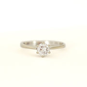 Bague en Or blanc 18k avec Diamant