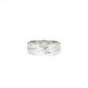 18k White Gold Ring with Diamonds