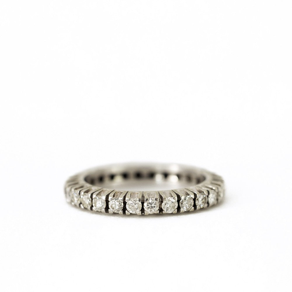 Bague en Or blanc 18k avec Diamants