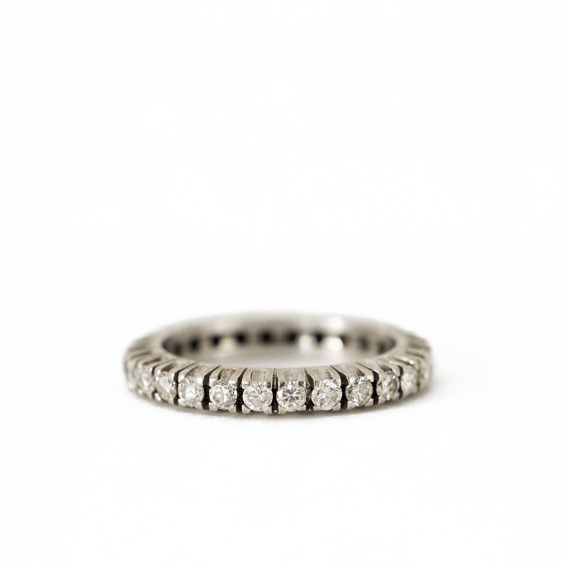 Bague en Or blanc 18k avec Diamants