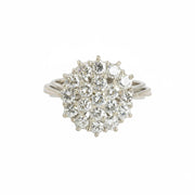 Bague en Or blanc 18k avec Diamants