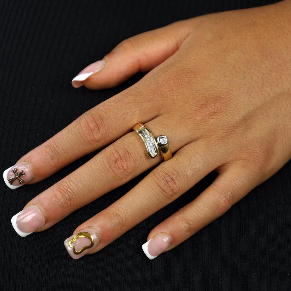 18k Yellow Gold Diamond Ring