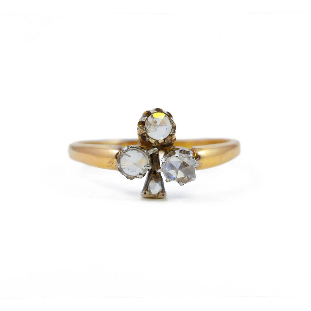 Bague en Or jaune 18k avec Diamants