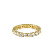 Bague en Or jaune 18k avec Diamants