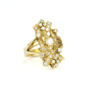 18k Yellow Gold Diamond Ring