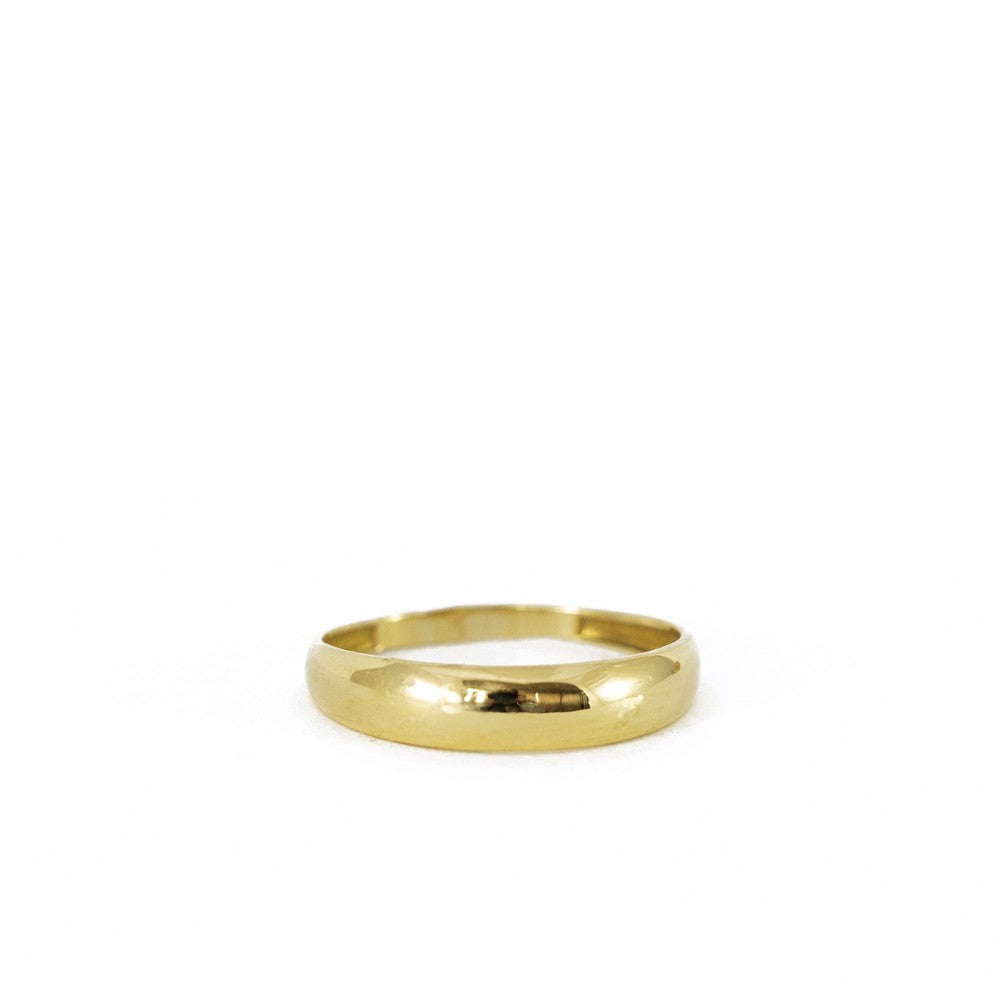 Bague en or jaune 18k - Anneau
