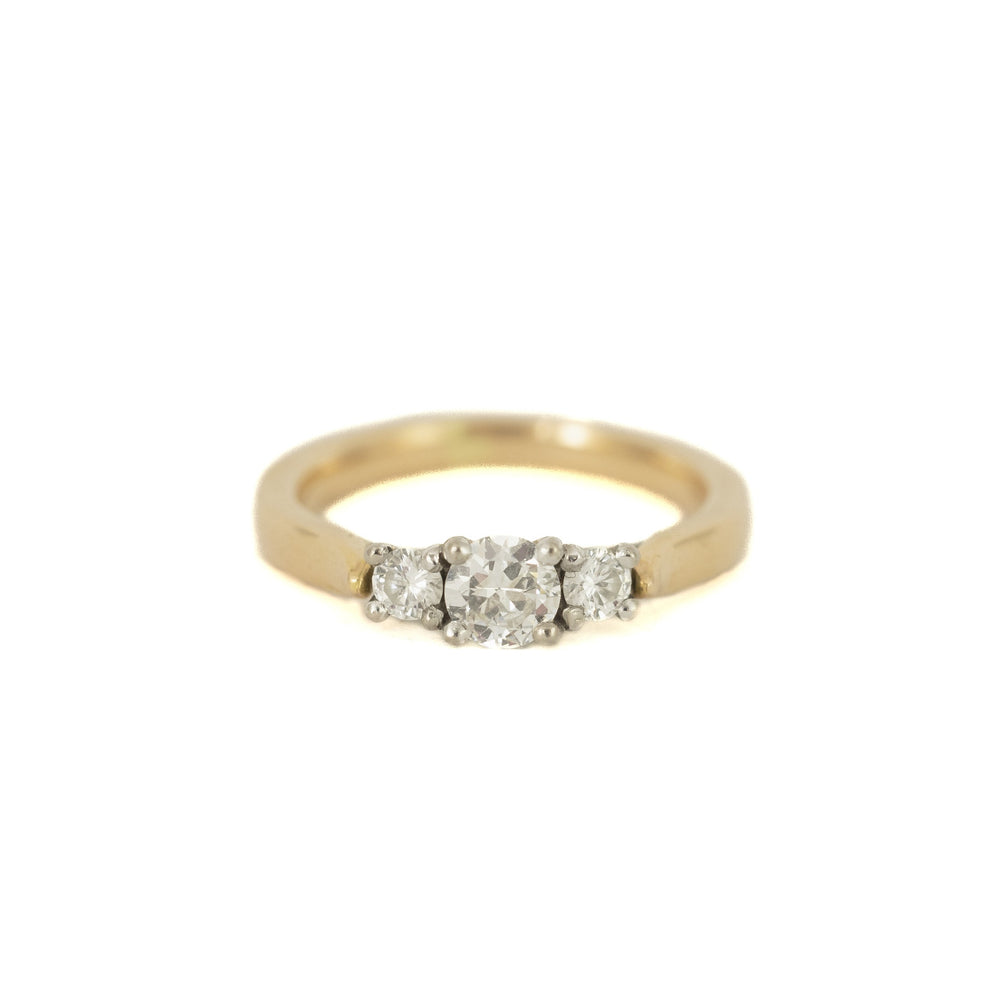 18k Rose Gold Diamond Ring
