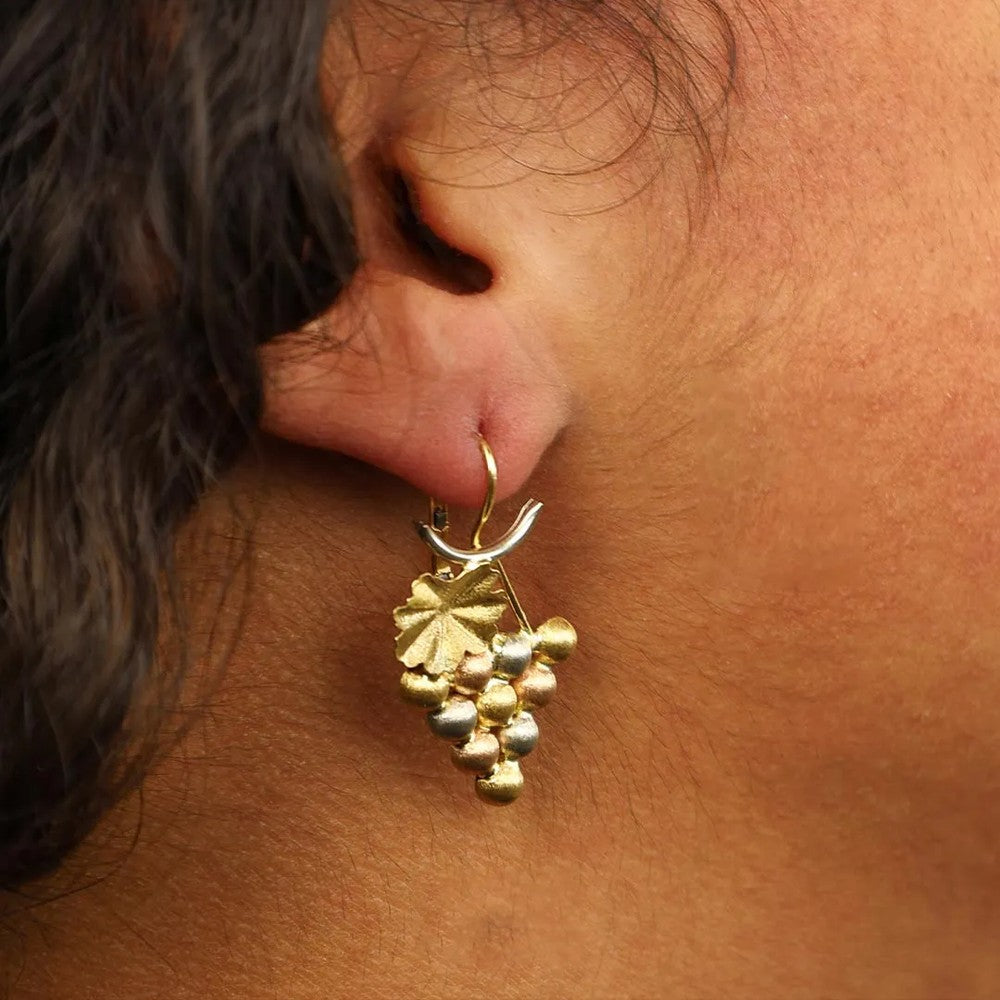 Boucles d'oreilles or rose