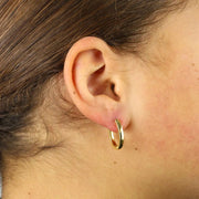 Boucles d'oreilles Pomellato en Or jaune 18k - Style créoles