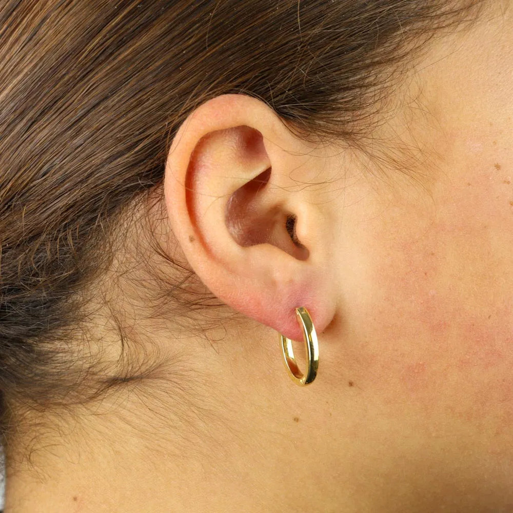 Boucles d'oreilles Pomellato en Or jaune 18k - Style créoles