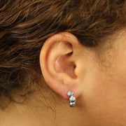 Boucles d'oreilles en Argent -  Motif "3 pastilles"