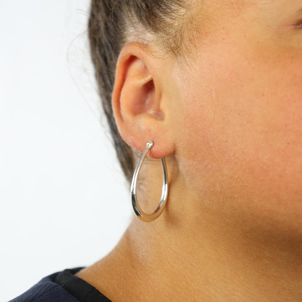 Sterling Silver Earrings - Hoop Style
