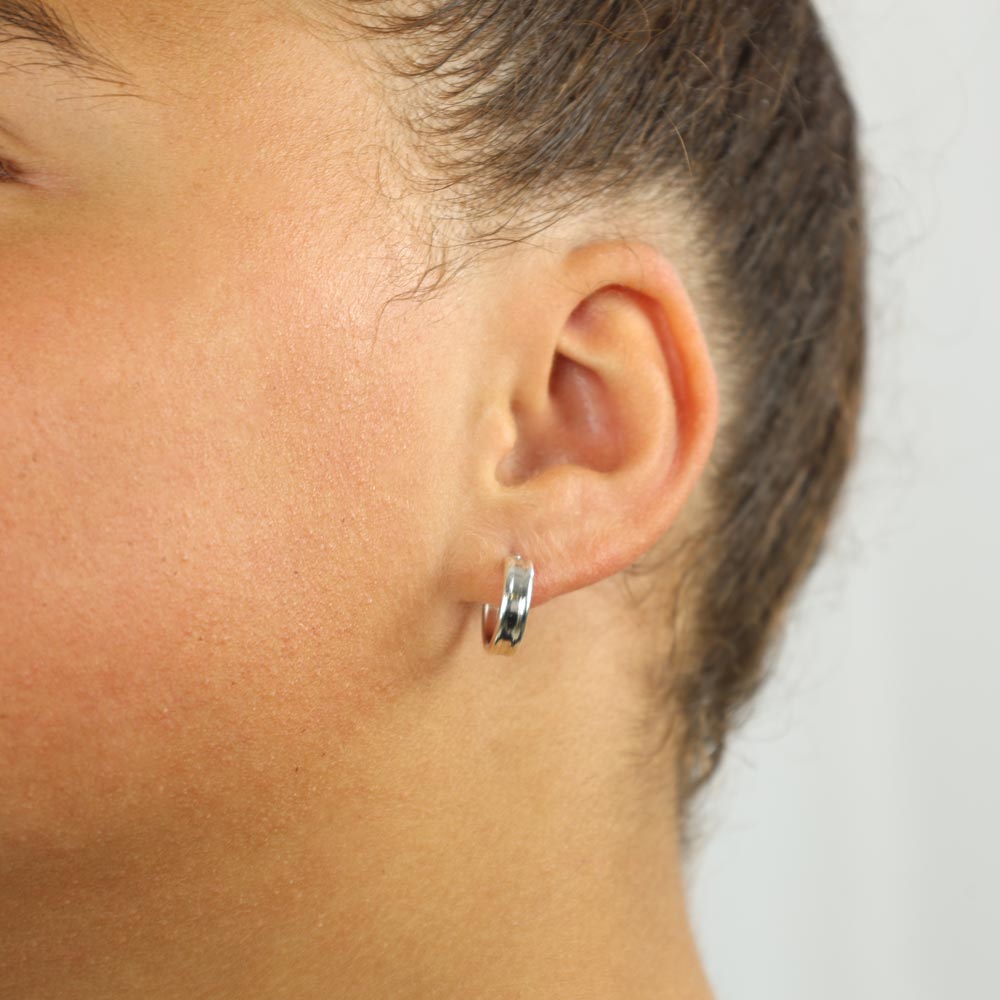 Boucles d'oreilles en Argent - Style créoles