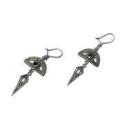 Boucles d'oreilles en Argent avec Onyx