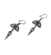 Boucles d'oreilles en Argent avec Onyx
