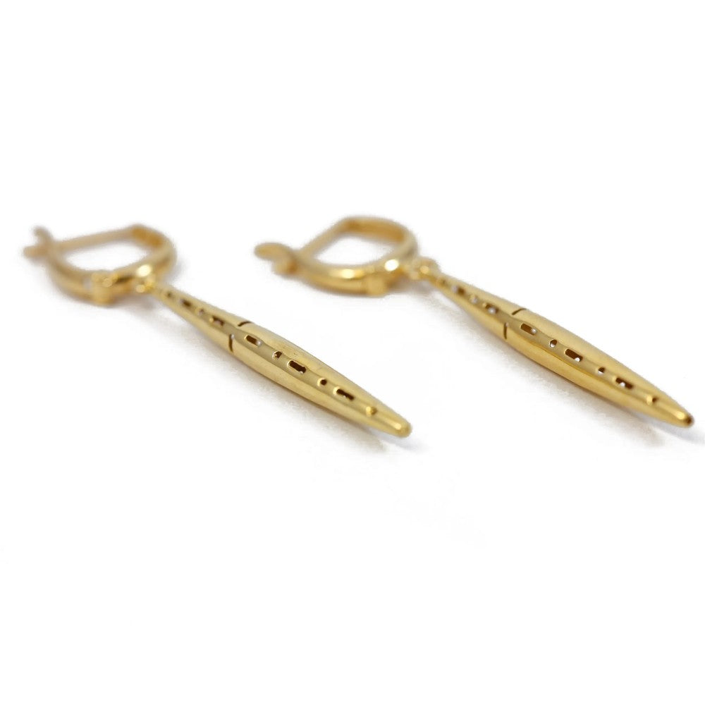 Boucles d'oreilles en Or jaune 18k