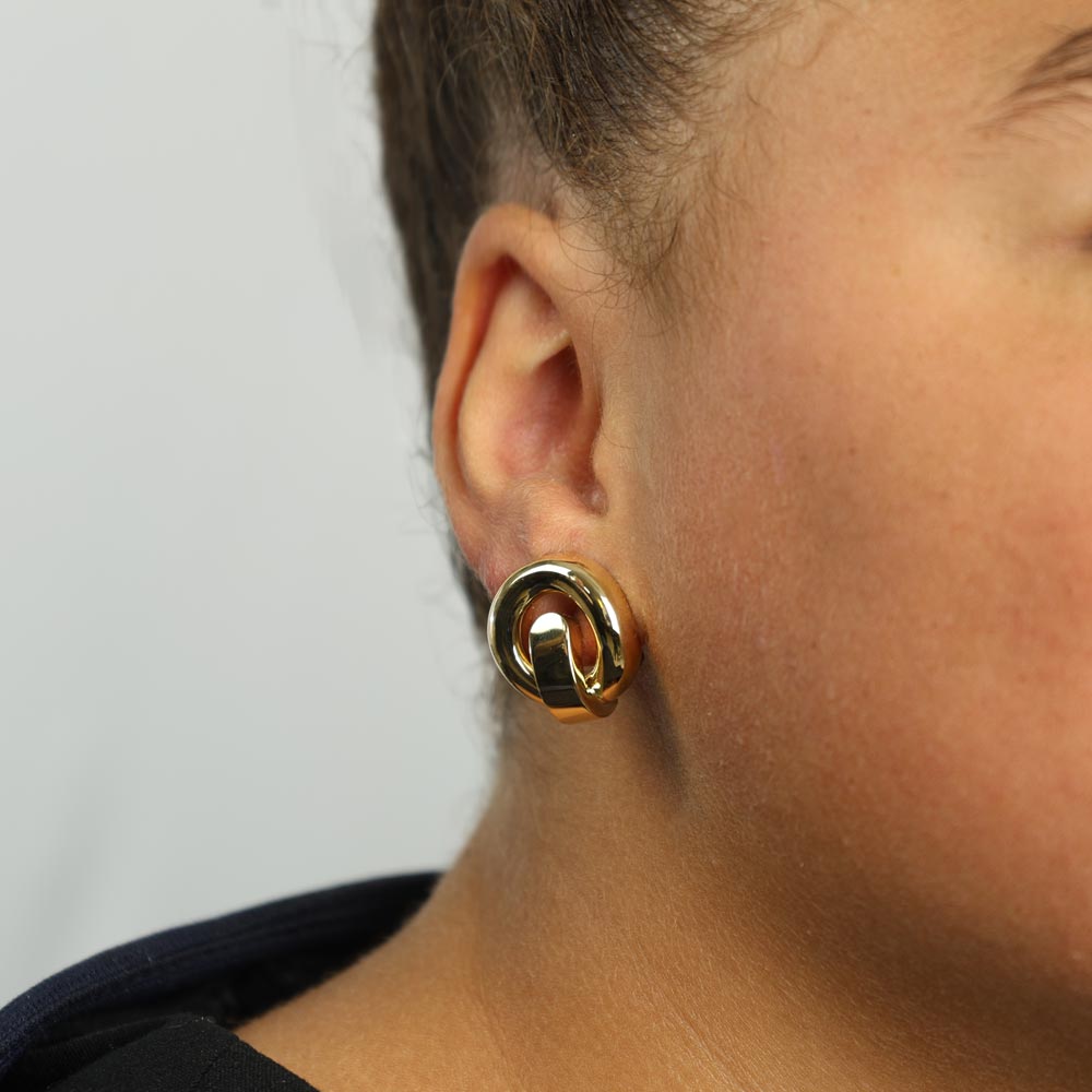 Boucles d'oreilles en Or jaune 18k