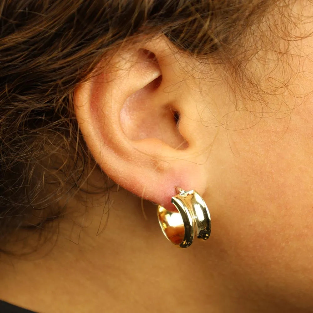 Boucles d'oreilles en Or jaune 18k