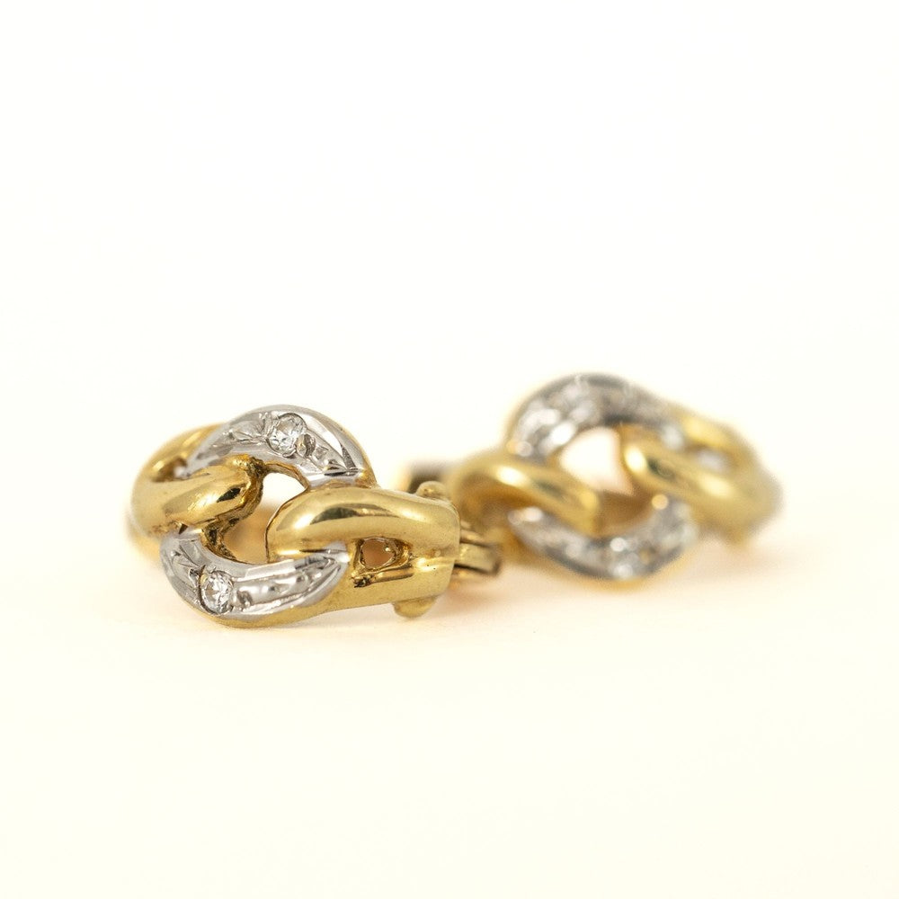 Boucles d'oreilles en Or jaune 18k