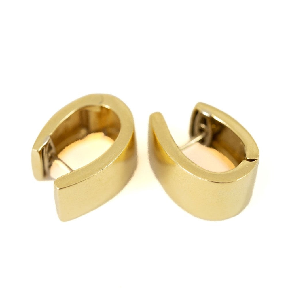 Boucles d'oreilles en Or jaune 18k - Style rétro-moderne